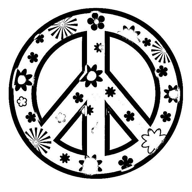 640x640 Free Printable Peace Sign Coloring Pages 96 Free Printable