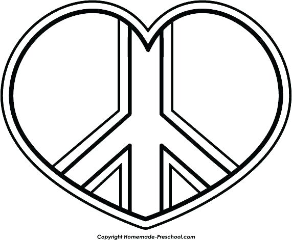 571x471 Peace Coloring Pages Drawn Peace Sign Coloring Page 5 Peace