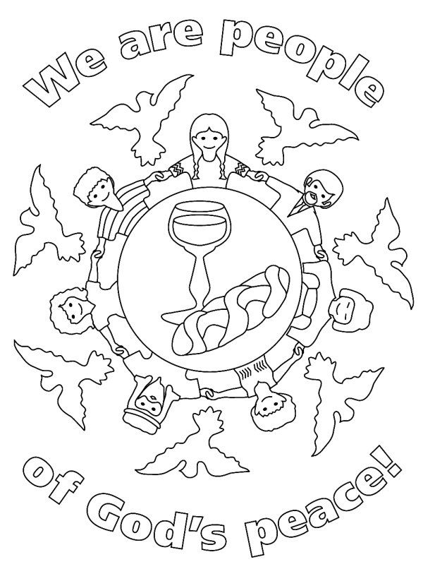 600x806 Drawn Peace Sign Coloring Picture