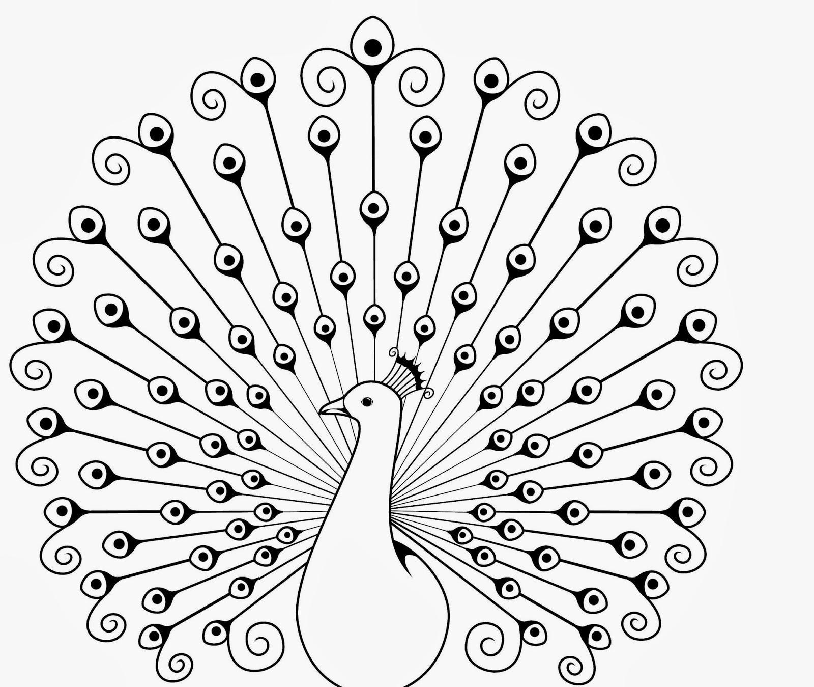 1600x1349 Charming Peacock Coloring Pictures Preschool For Pretty Peacocks