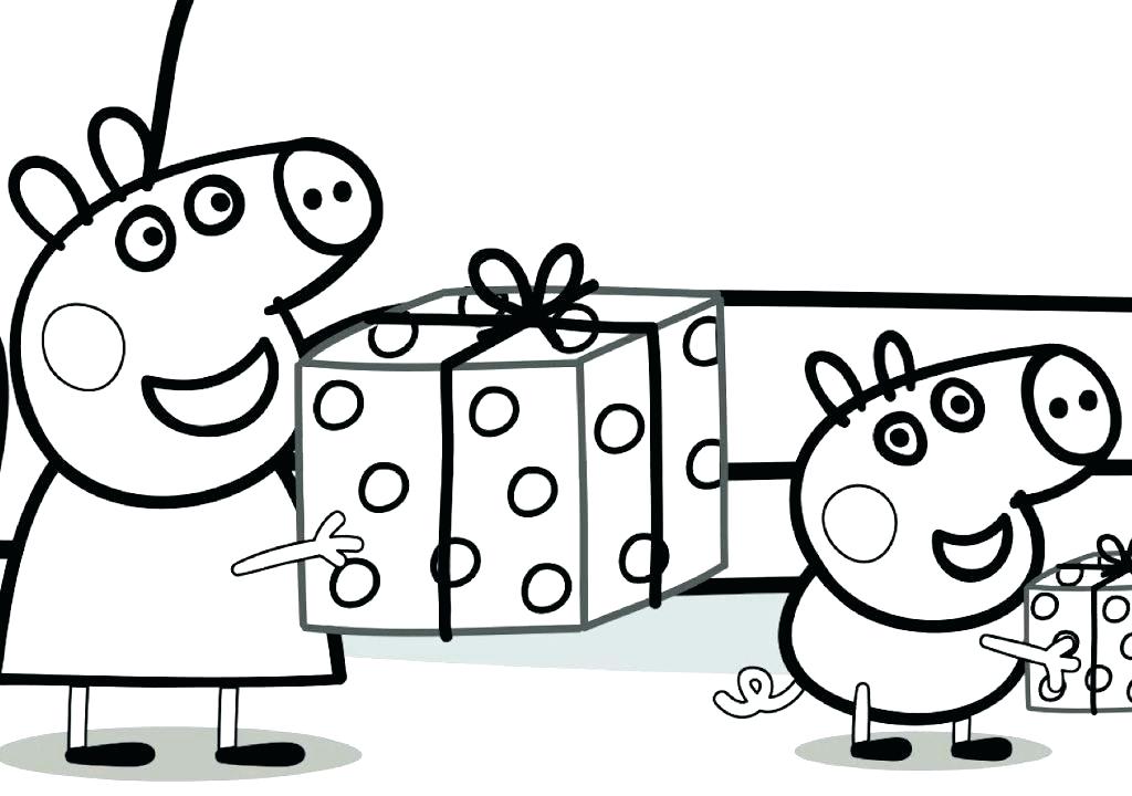 1024x720 Peppa Pig To Color Pig Color Pages Pig Coloring Pages Pig