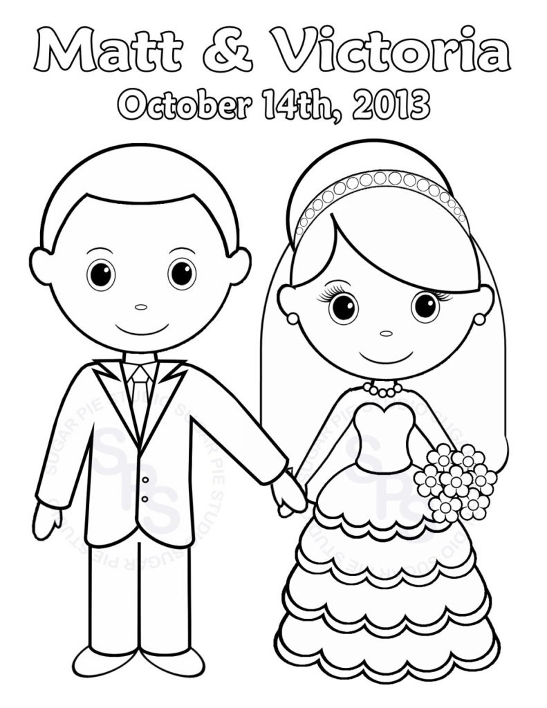 791x1024 Download Coloring Pages Wedding Customizable And Free