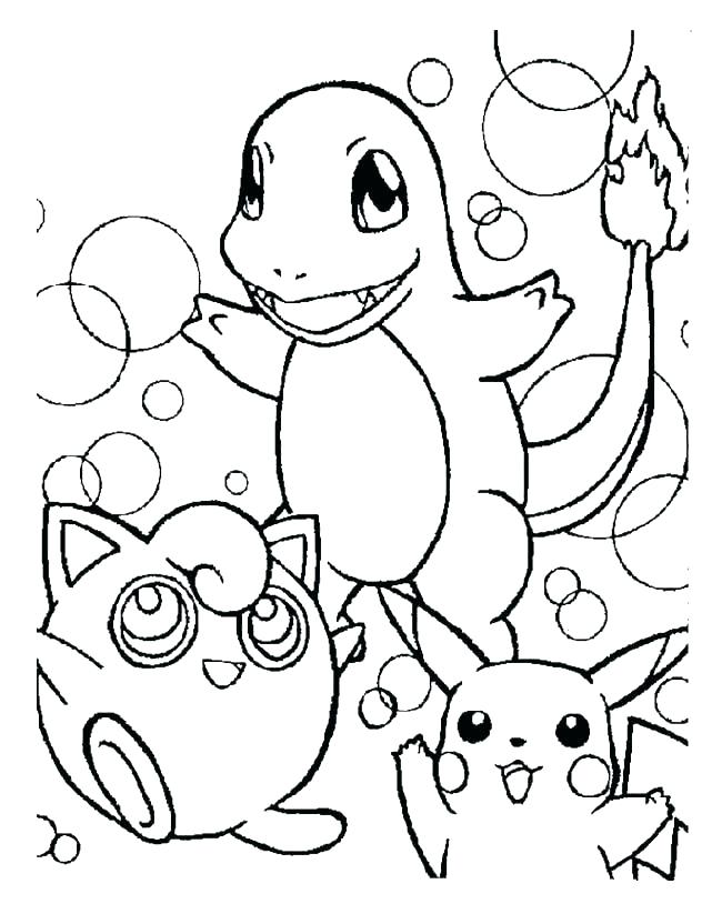 Free Pikachu Coloring Pages