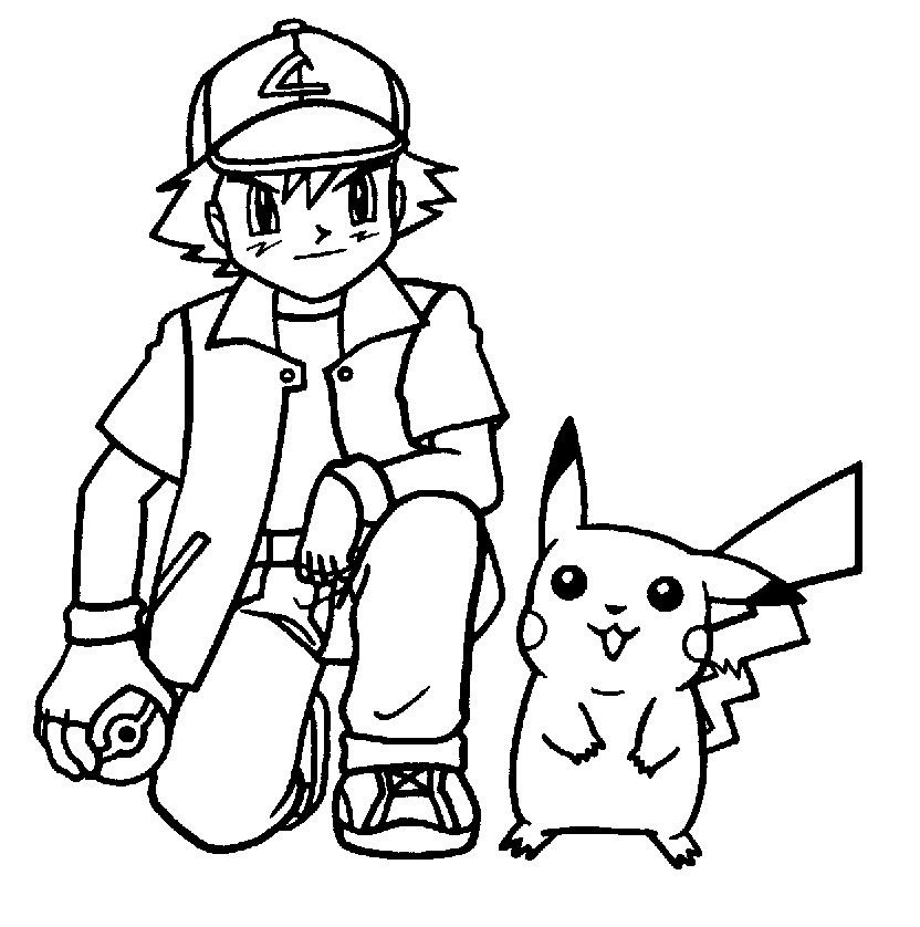 832x838 Free Printable Pikachu Coloring Pages For Kids