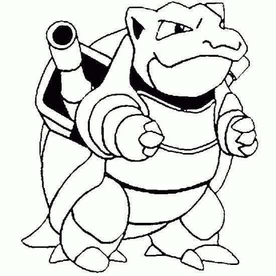 550x550 Pokemon Coloring Sheets Free Pokemon Coloring Pages Blastoise
