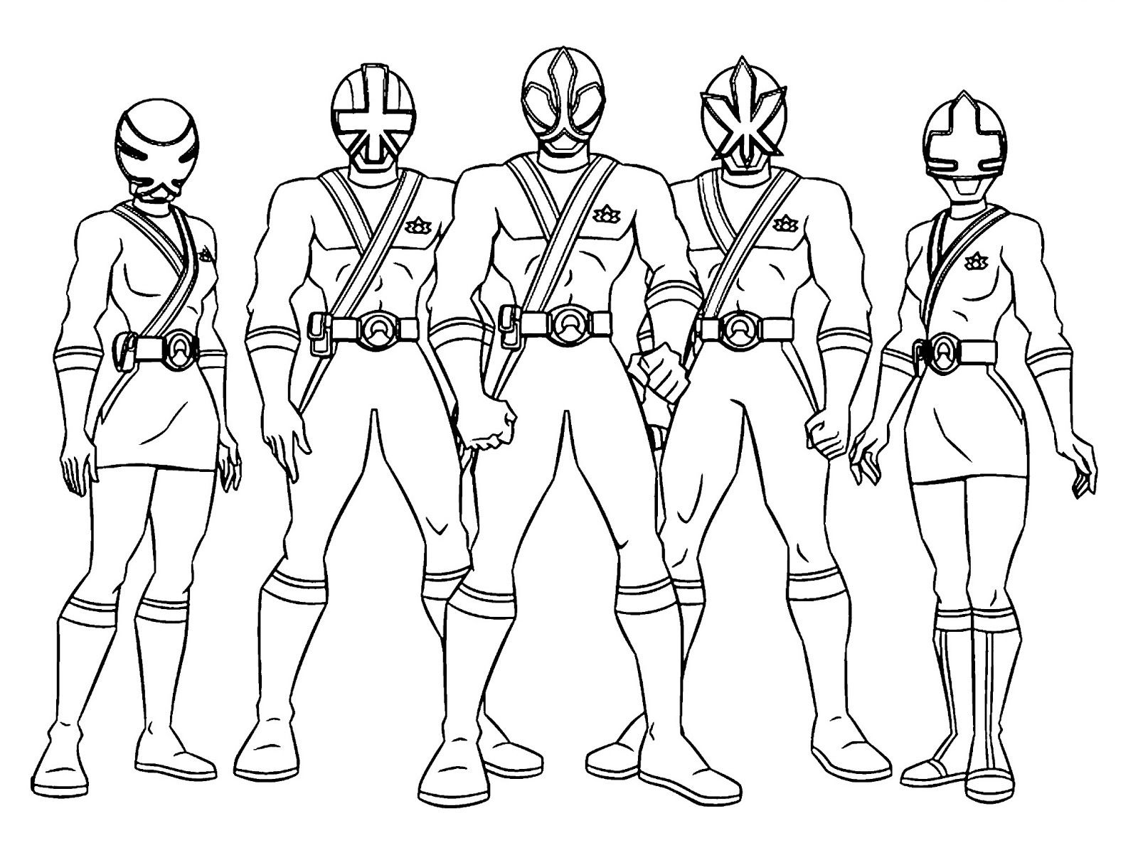 1600x1196 Power Rangers Poses A Team