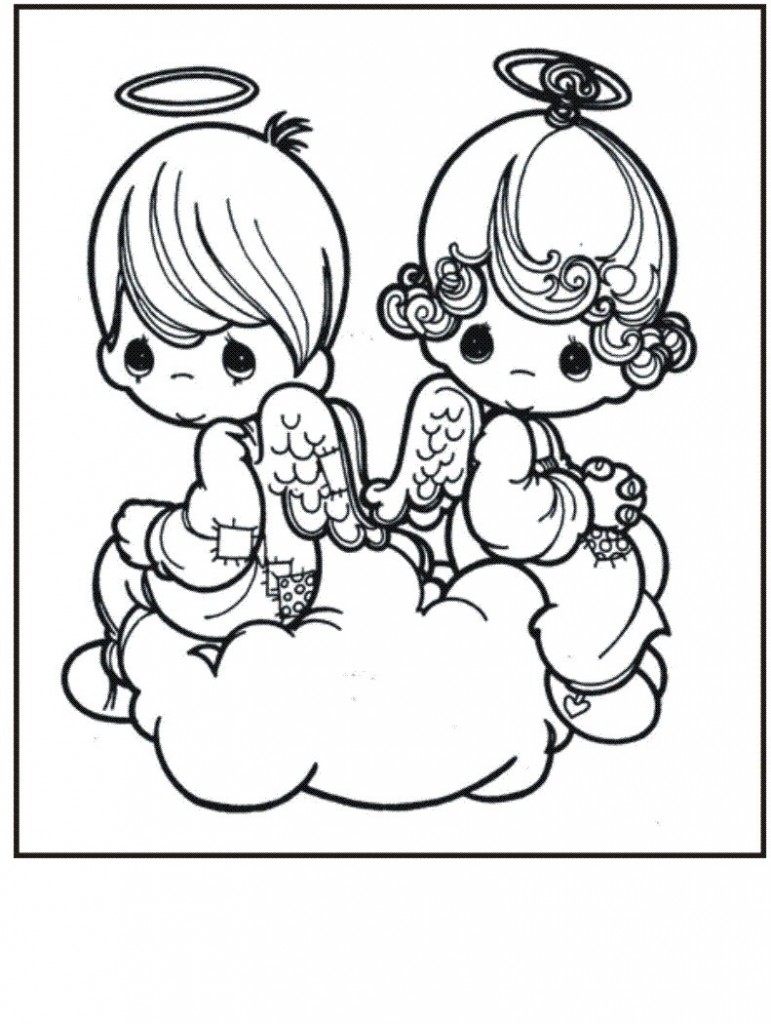 771x1024 Nice Pictures Of Angels To Color Preschool To Snazzy Free