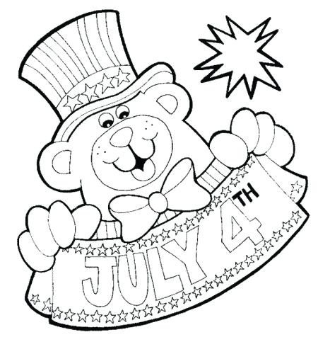 450x500 Of Independence Day Greeting Cards Coloring Independence Day