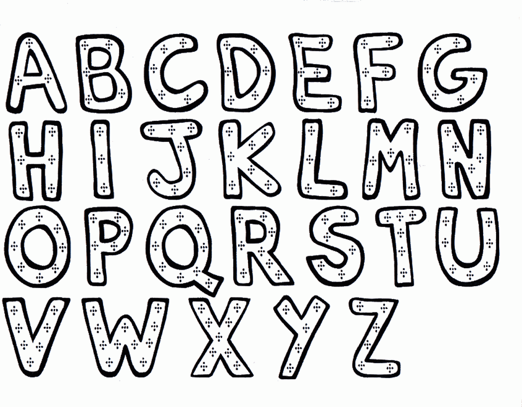 1048x818 Alphabet Coloring Page