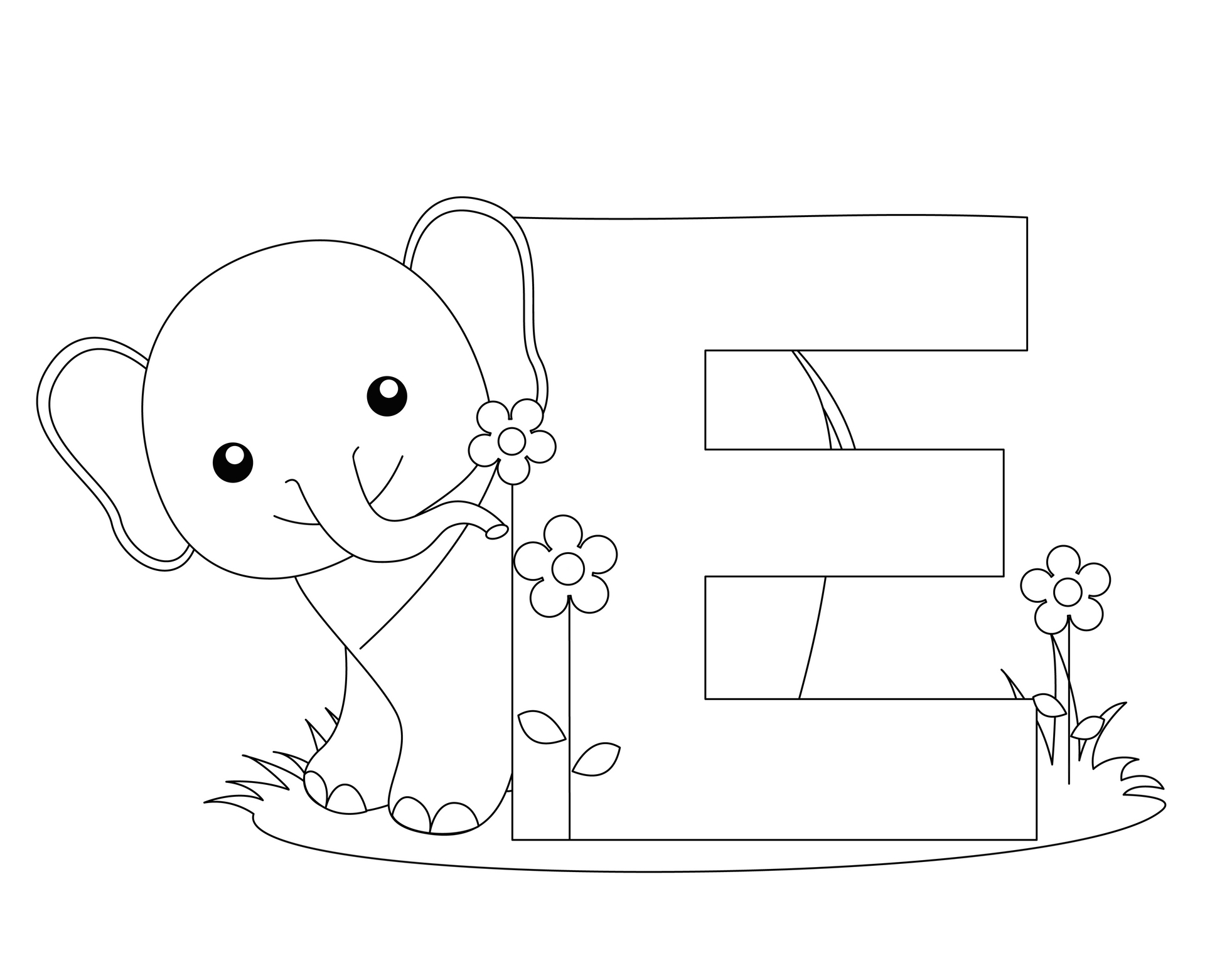 1963x1527 Coloring Pages Decorative Free Printable Alphabet