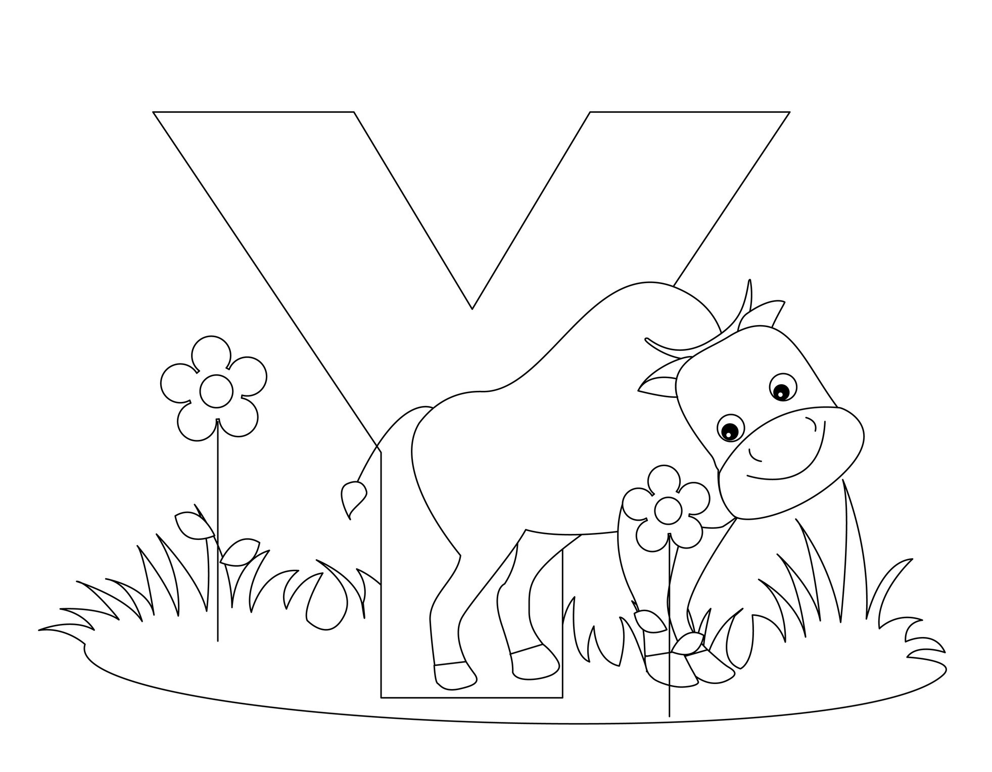 1963x1527 39 Y Coloring Pages, Printable Letters Letters For Coloring Y