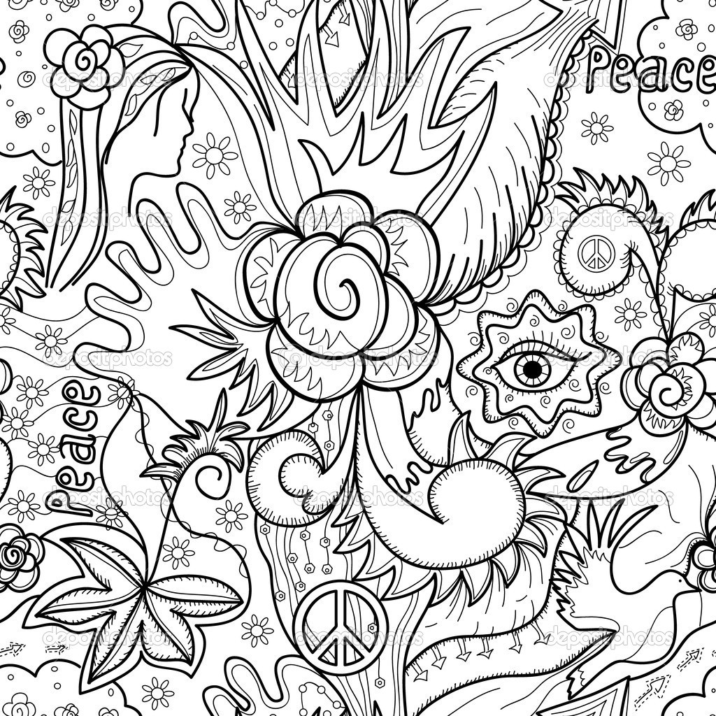 Free Printable Abstract Coloring Pages For Adults