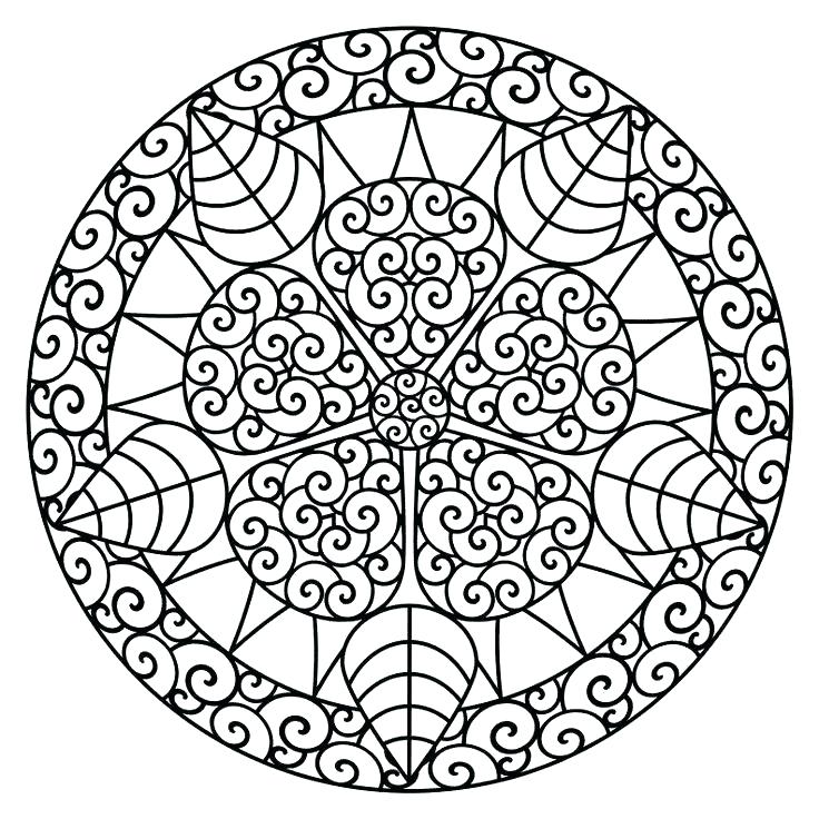 736x736 Abstract Coloring Books