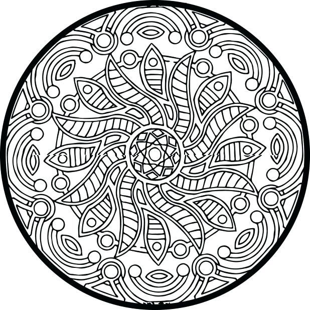 618x618 Super Hard Abstract Coloring Pages For Adults Animals