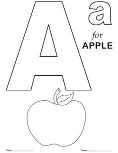 Free Printable Alphabet Coloring Pages