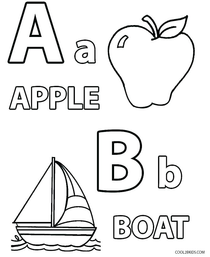 670x820 Free Printable Alphabet Coloring Pages For Toddlers