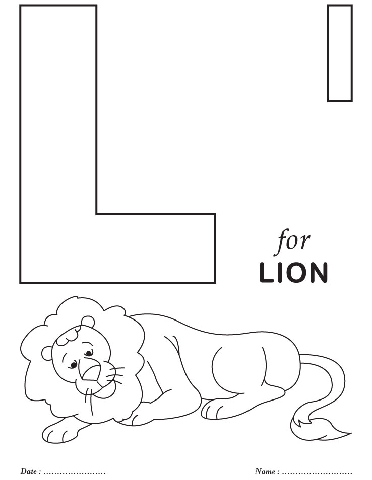 738x954 Letter L Coloring Pages Printables Alphabet L Coloring Sheets