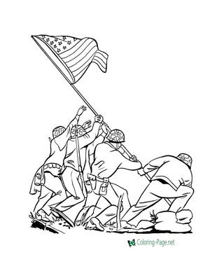 300x367 American Flag Coloring Page New 257 Free Printable 4th Of July
