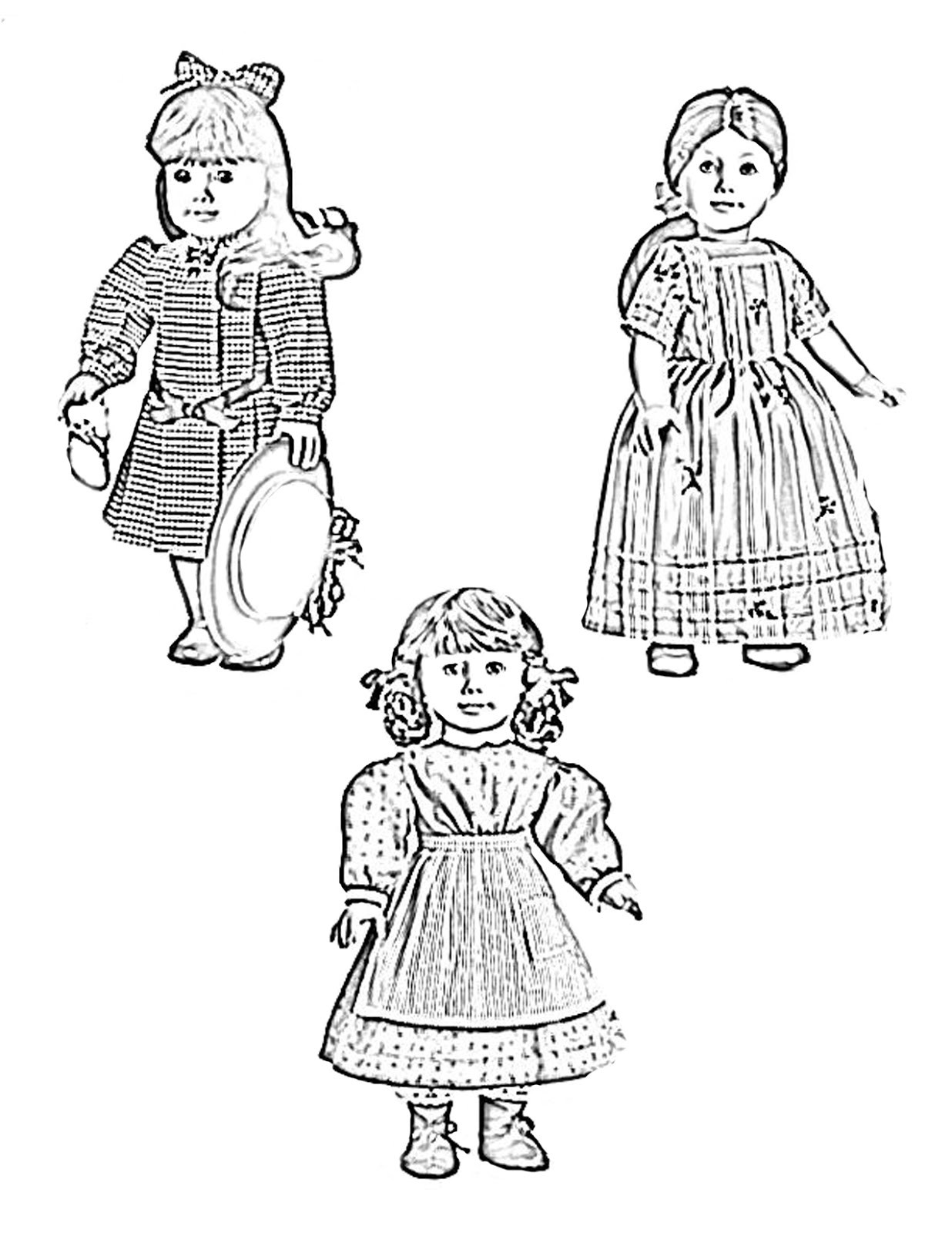 Free Printable American Girl Doll Coloring Pages