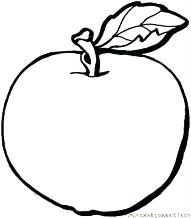 650x742 Unique Free Apple Coloring Pages Mold Ways To Use Coloring Pages