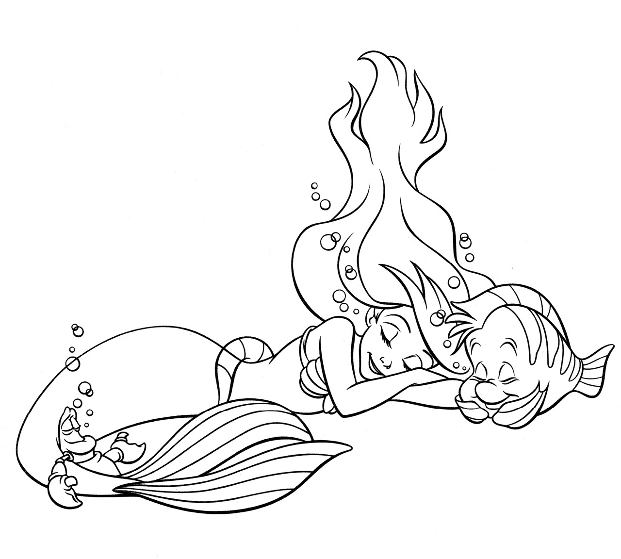 1280x1152 New New Mermaid Coloring Sheets Book Design For Ki 6769 Unknown