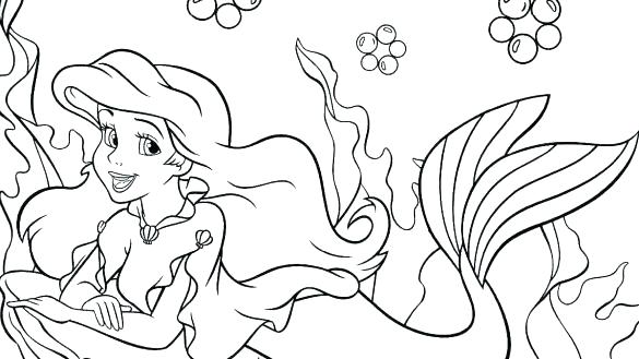 585x329 Coloring Pages Of Ariel Impair.co