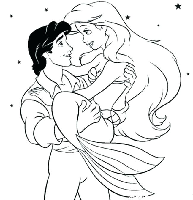 650x673 Disney Mermaid Coloring Pages Professional