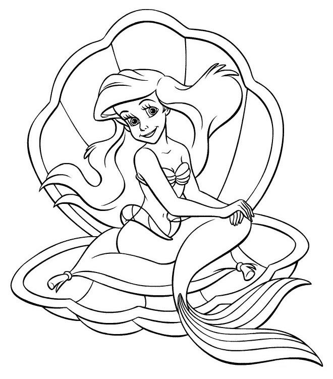 660x751 Site With Printable Coloring Pages Little Mermaid Printables