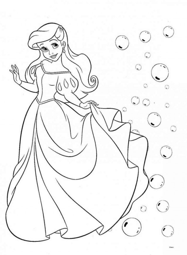 640x869 Ariel Coloring Pages Free Printable Many Interesting Cliparts