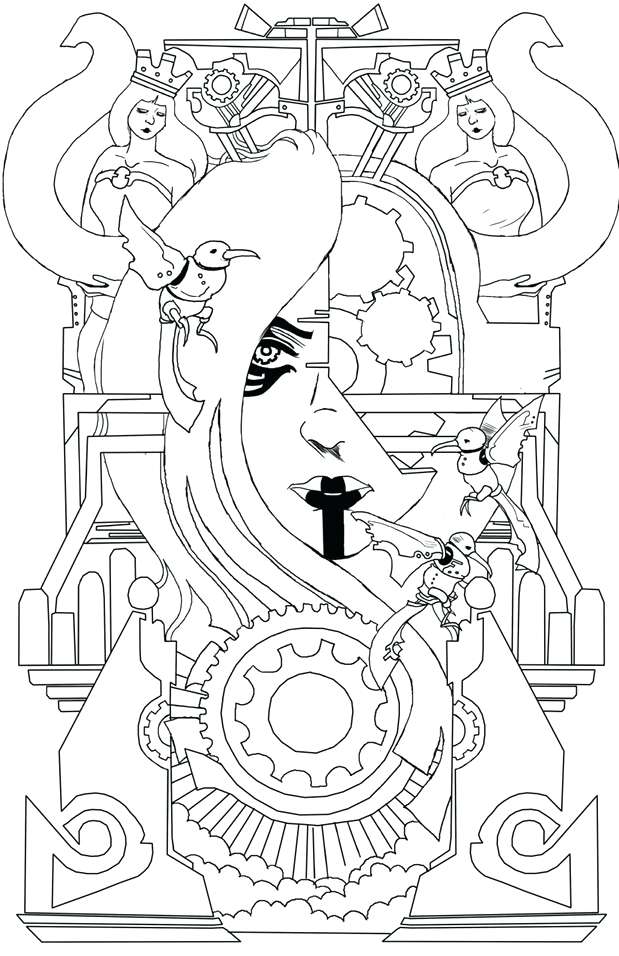 619x956 Art Deco Coloring Pages Art Earth By On A Earth Coloring Free