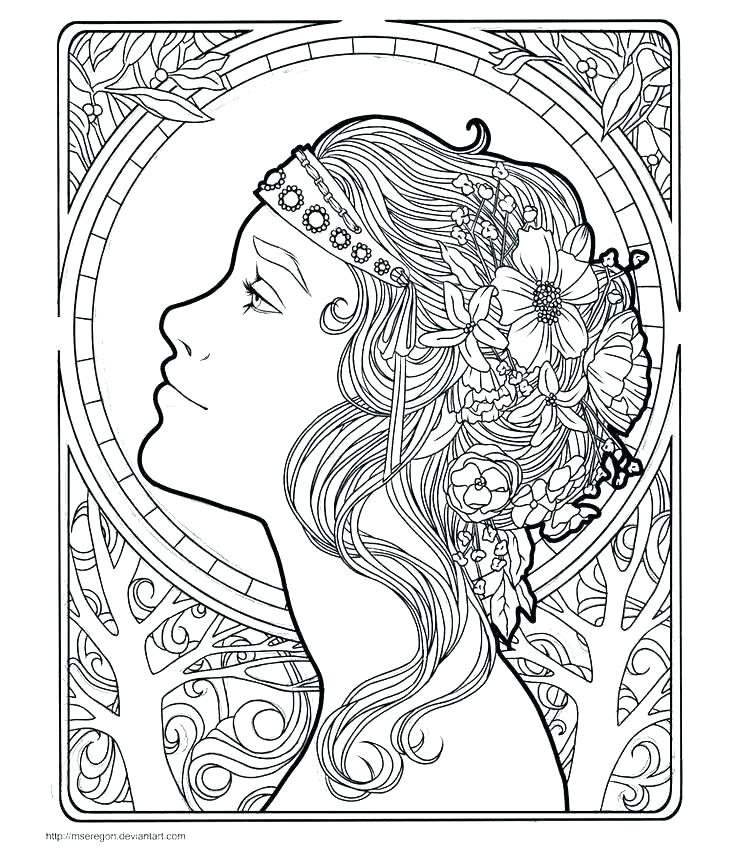 736x848 Art Deco Coloring Pages Colourg Free Printable Art Deco Coloring