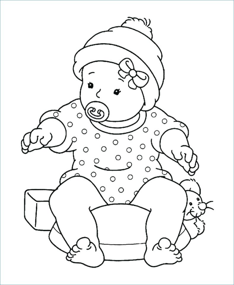 789x960 Baby Animal Coloring Pages Online
