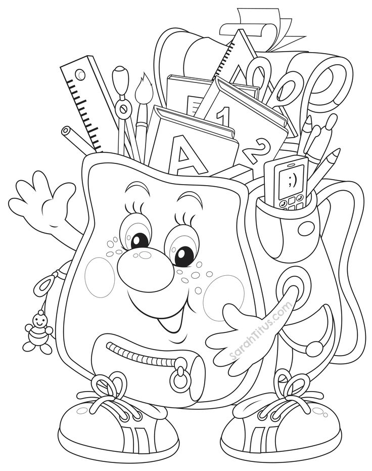 736x931 Coloring Pages School Theme Free Printable Coloring Pages