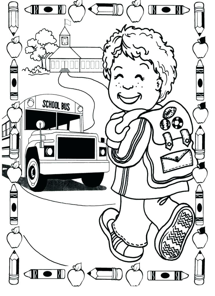 744x1024 Back To School Coloring Pages Printable Back 2 School Coloring