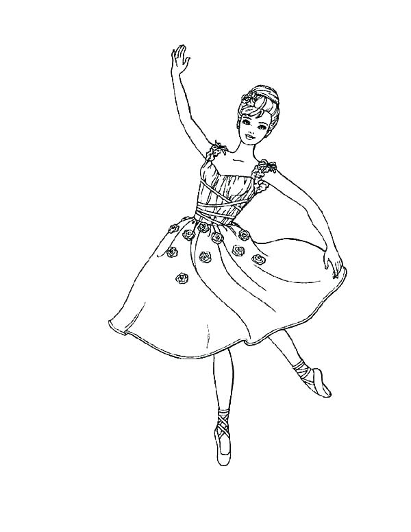 600x776 Coloring Pages Ballet Ballerina Coloring Pages Ballerina Coloring