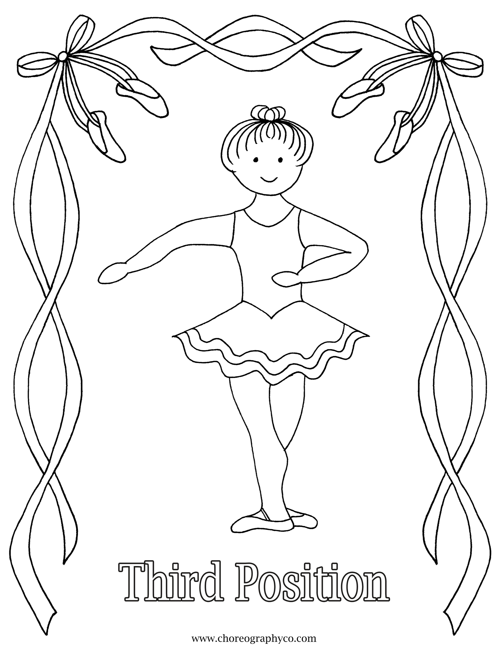 1700x2200 Inspiration Free Printable Ballerina Coloring Pages Ballet