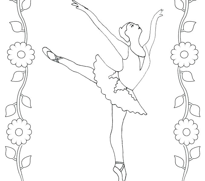 678x600 Ballerina Coloring Pages