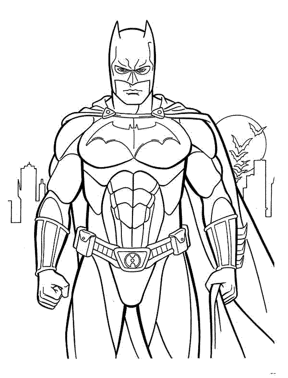 1000x1312 Free Printable Batman Coloring Pages