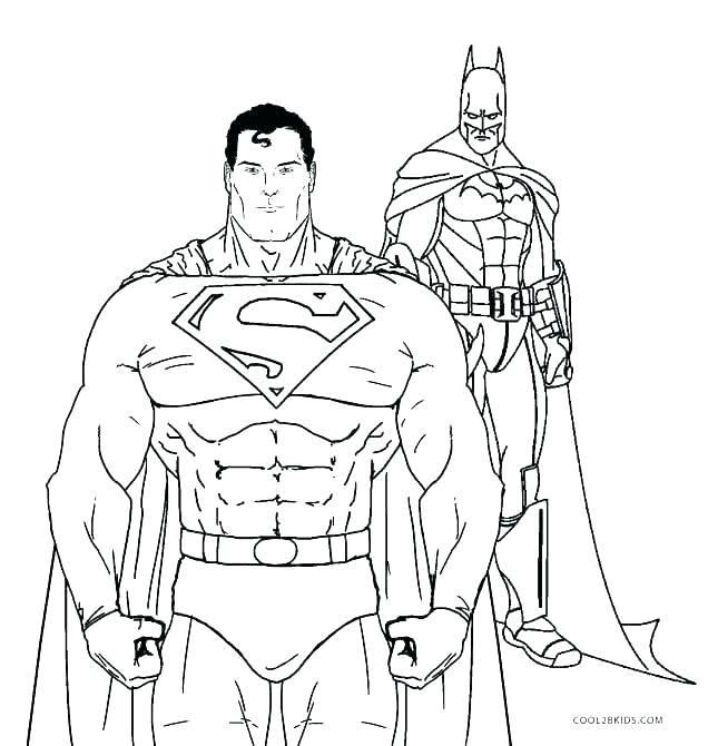 636x670 Batman Coloring Page Superman Coloring Pages Print Superman
