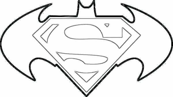 600x337 Batman Printable Coloring Pages Superhero Logo Coloring Pages
