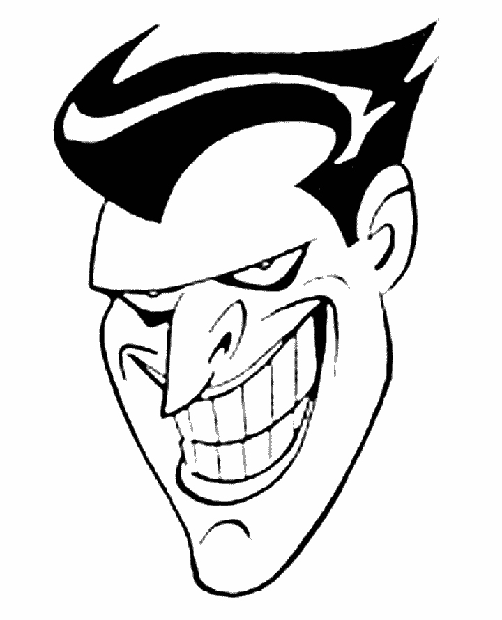 720x890 Batman Logo Coloring Pages