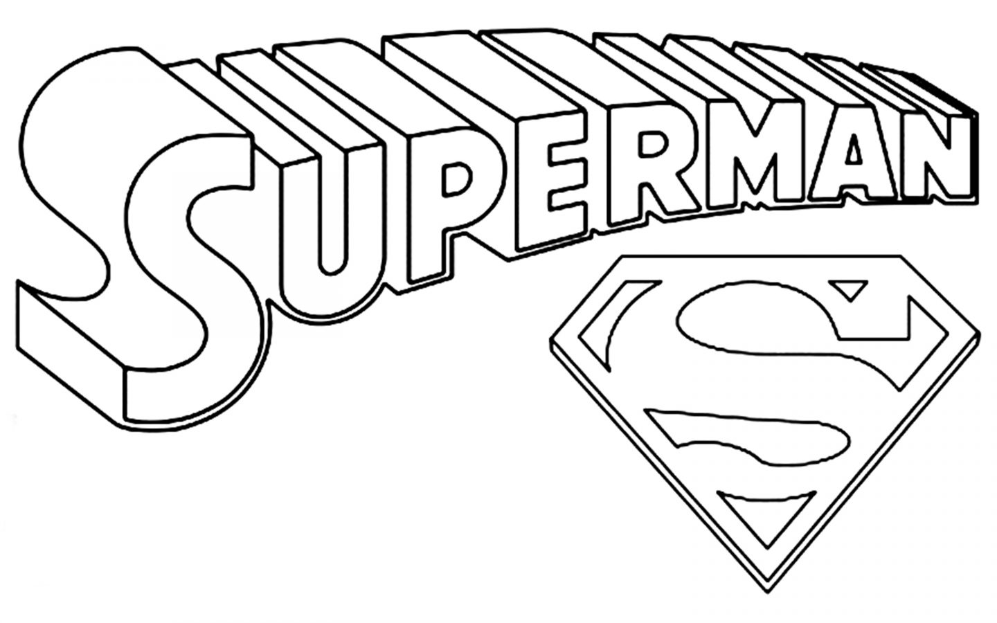 1440x900 Bonanza Batman Logo Coloring Pages Page Free P