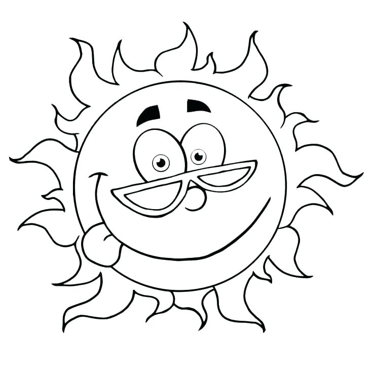 736x723 Printable Beach Coloring Pages