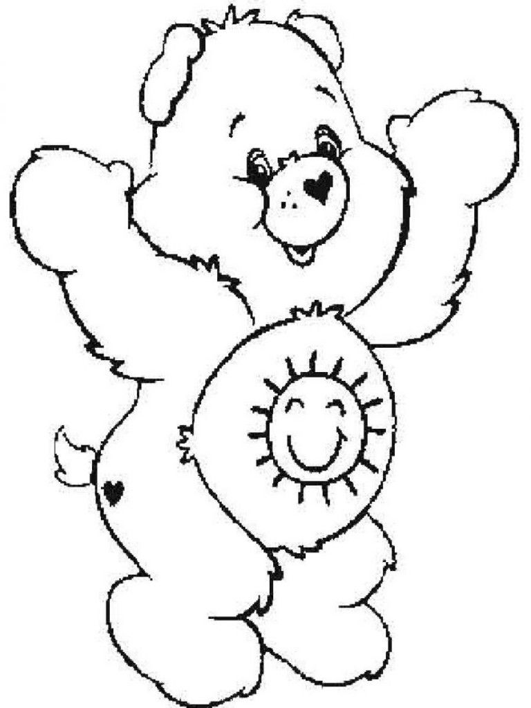 768x1024 Free Printable Care Bear Coloring Pages For Kids Care Bears Bears