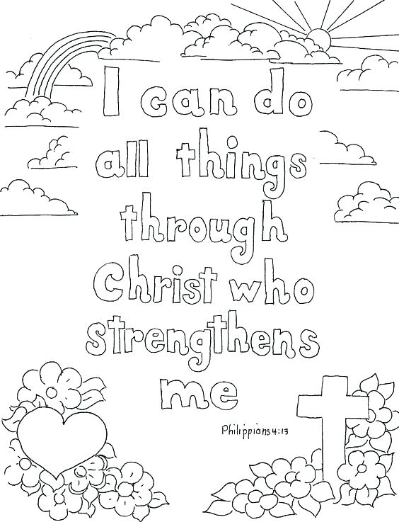 Free Printable Bible Verse Coloring Pages