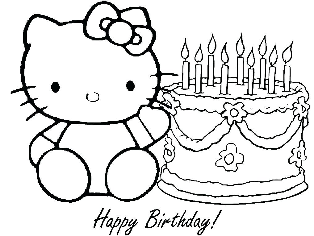 1017x765 Printable Coloring Birthday Cards Or Free Printable Birthday
