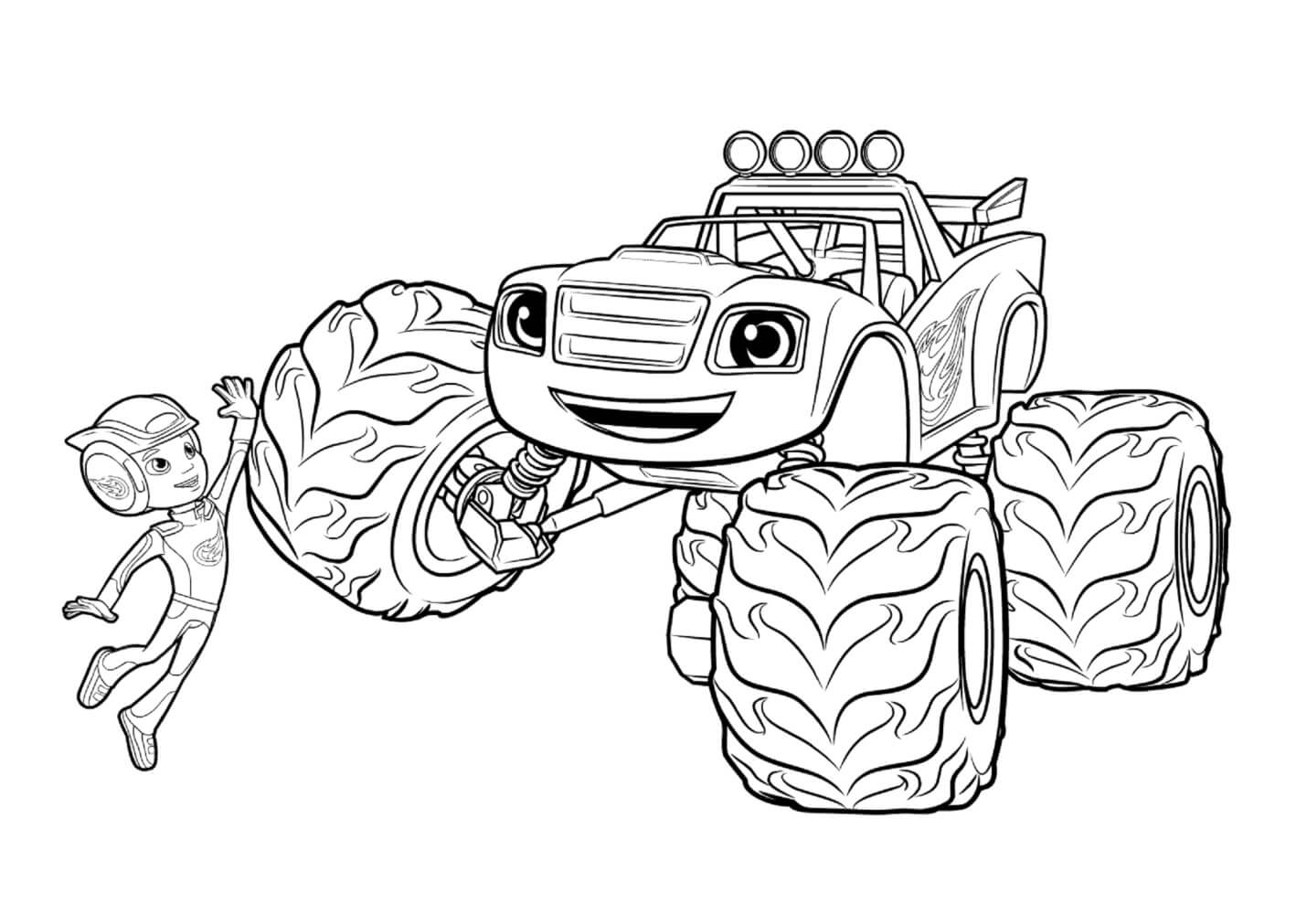 1430x1011 Top 31 Blaze And The Monster Machines Coloring Pages