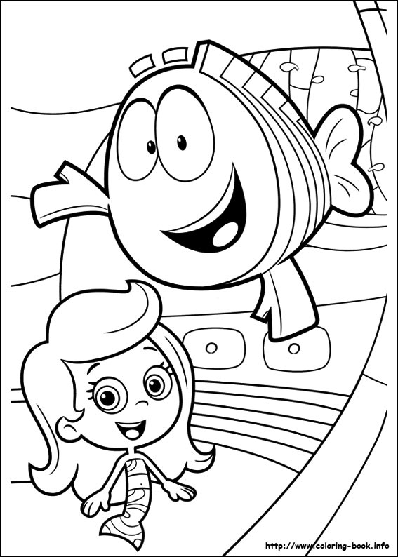 567x794 Bubble Guppies Coloring Picture Para Colorear Bubble