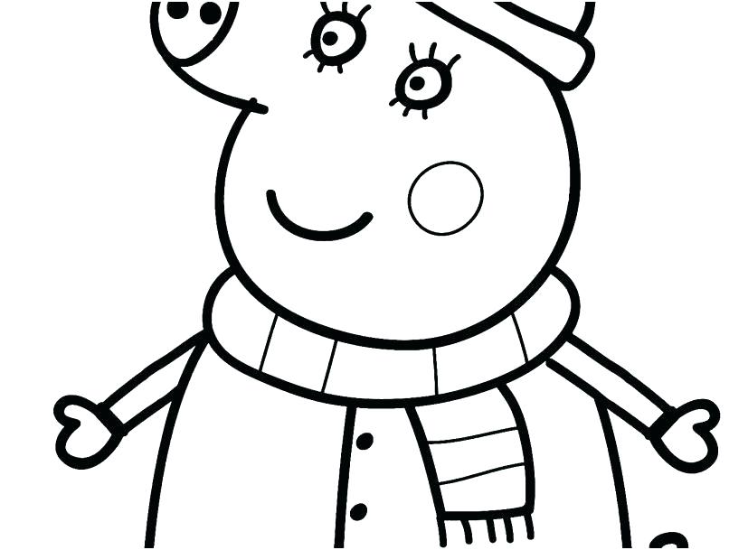 827x609 Free Cartoon Coloring Pages Cartoon Pig Coloring Pages Free