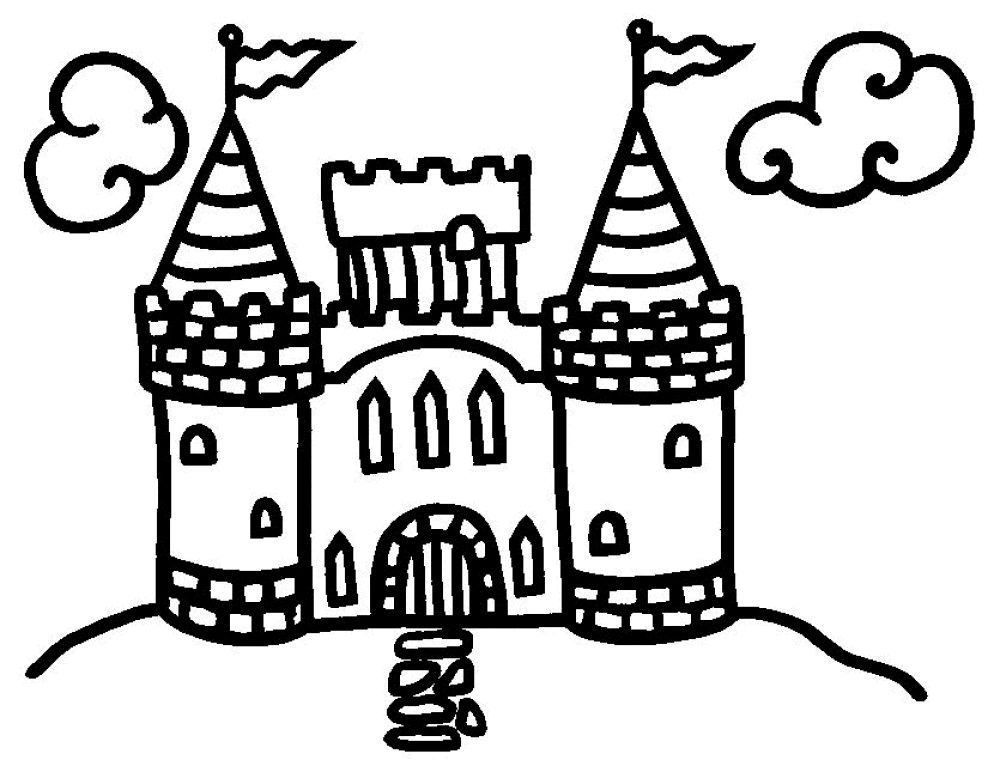 988x760 Castle Coloring Page Elegant Free Printable Castle Coloring Pages